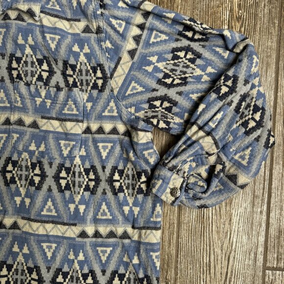 Vintage Button Up Shirt‎ Womens Size 3X Plus Southwestern Cowboy Thick Festival - Picture 3 of 8